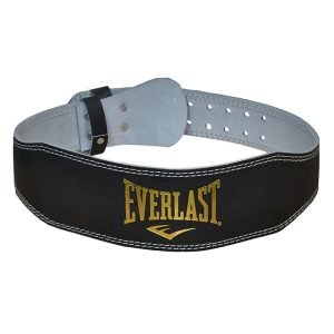 Correa De Pesas Cuero Negro Everlast
