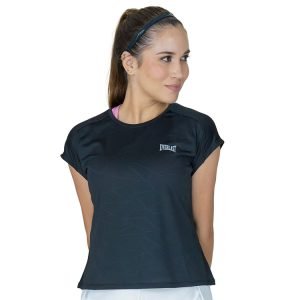 Camiseta Jacquard Negro Everlast.