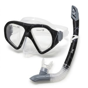 Juego Mascara / Snorkel Silicon Everlast Bk