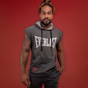 Hoodie Vest Men Everlast Boxing Akuma