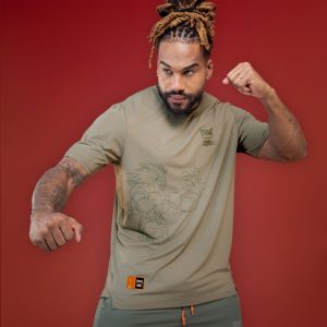 Tshirt Men Poly/elast Everlast Blanka